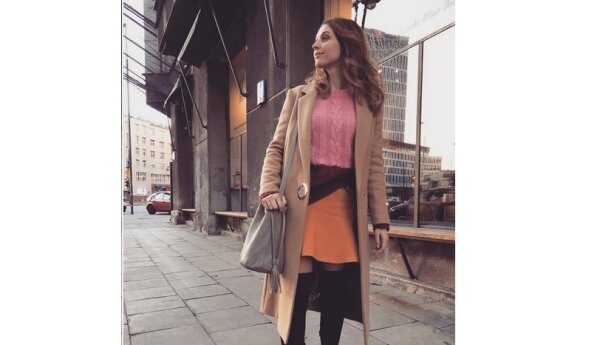Julia Kamińska w zimowej stylizacji